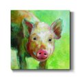 thumbnail image 1 of Colorful Quirky Pig-Premium Gallery Wrapped Canvas - Ready to Hang, 1 of 3