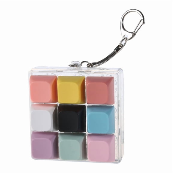 Colorful RGB Backlit Mechanical Keyboard Switch Tester Kit, Plastic Keyboard Switch Sampler for Typing Eperience