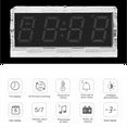 thumbnail image 1 of Colorful RGB DIY Digital Clock Kit Display Temperature Alarm Soldering Project Learning Practice Solder Electronic, 1 of 4