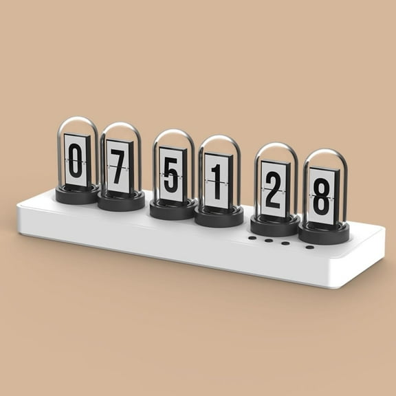 Colorful RGB Smart WiFi Desktop Clock , Remote Control via Mobile App,6 Alarm Modes, Customizable Clock Faces