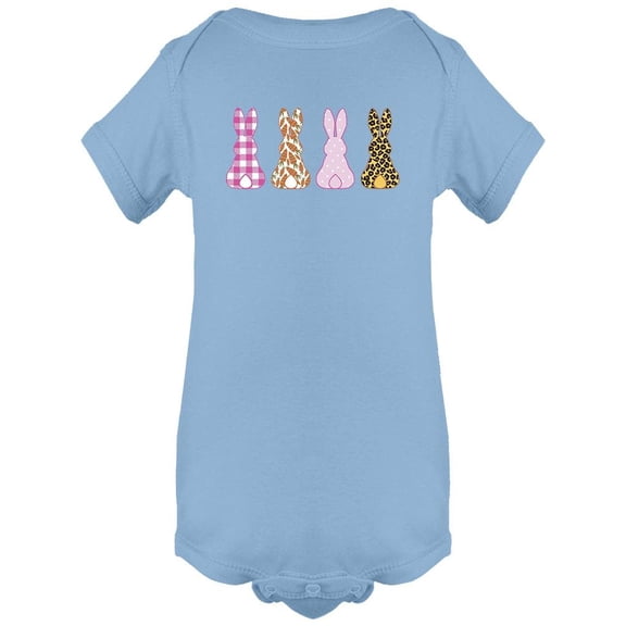 Colorful Rabbits Collection Bodysuit Infant -Image by Shutterstock,  24 Months