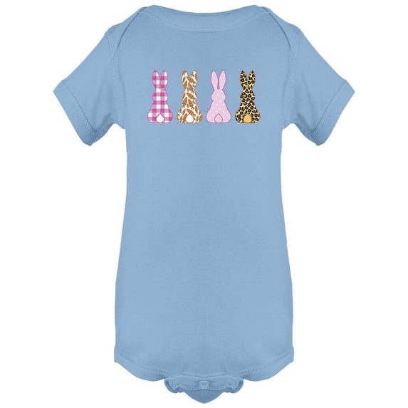 Colorful Rabbits Collection Bodysuit Infant -Image by Shutterstock, 6 Months