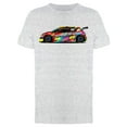 thumbnail image 1 of Colorful Racing Car Design T-Shirt Men -Image by Shutterstock, Male Small, 1 of 2
