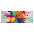 thumbnail image 1 of Colorful Radial Paint Burst Kitchen Rug Mat,Kitchen Runner Rugs Non Skid Washable,Decorative Kitchen Floor Mats for Kitchen,Sink,Laundry,17"X47", 1 of 5