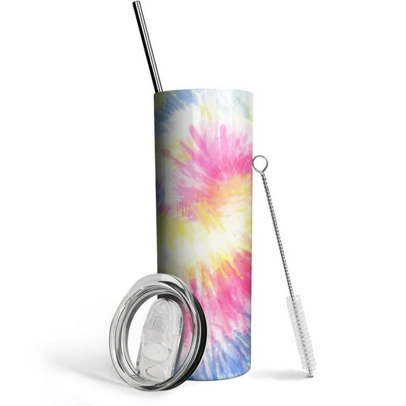 Colorful Rainbow 20 Oz Insulated Stainless Steel - Double Wall Vacuum Insulated Tumbler- Birthday Gifts for Mom Sister Friends Women