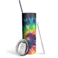 thumbnail image 1 of Colorful Rainbow 20 Oz Skinny Tumbler with Lid and Straw - Double Wall Vacuum Coffee- Birthday Gifts for Mom Sister Friends Women, 1 of 7