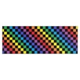 thumbnail image 1 of Colorful Rainbow Checkered Pattern Kitchen Rug Mat,Kitchen Runner Rugs Non Skid Washable,Decorative Kitchen Floor Mats for Kitchen,Sink,Laundry,17"X47", 1 of 5