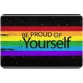 thumbnail image 1 of Colorful Rainbow Pride, Indoor Door Mat Durable Front Door Mats Entryway Rug Non-Slip Absorbent Area Rugs Resist Dirt Rugs for Room Decor, 16X24 Inch, 1 of 5