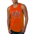 thumbnail image 1 of Colorful Rainbow Rabbit Animal Lover Mens Graphic Tank Top, Orange, 2XL, 1 of 3