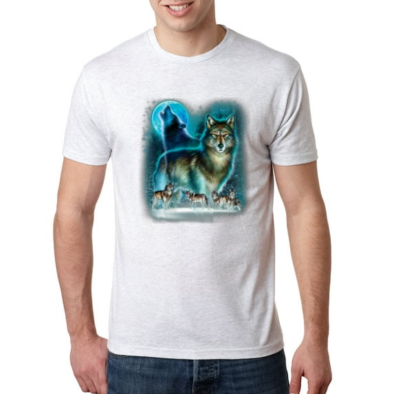 Colorful Rainbow Seahorses Animal Lover Mens Premium Tri Blend T-Shirt, Heather White, Small