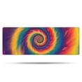 thumbnail image 1 of Colorful Rainbow Tie Dye Spiral Pattern Bathroom Rugs Mat,Non Slip Microfiber Bathroom Rug,Rubber Backing,Soft Bathroom Mats for Bathroom Floor,Tub and Shower,47x17in(120x43cm), 1 of 5