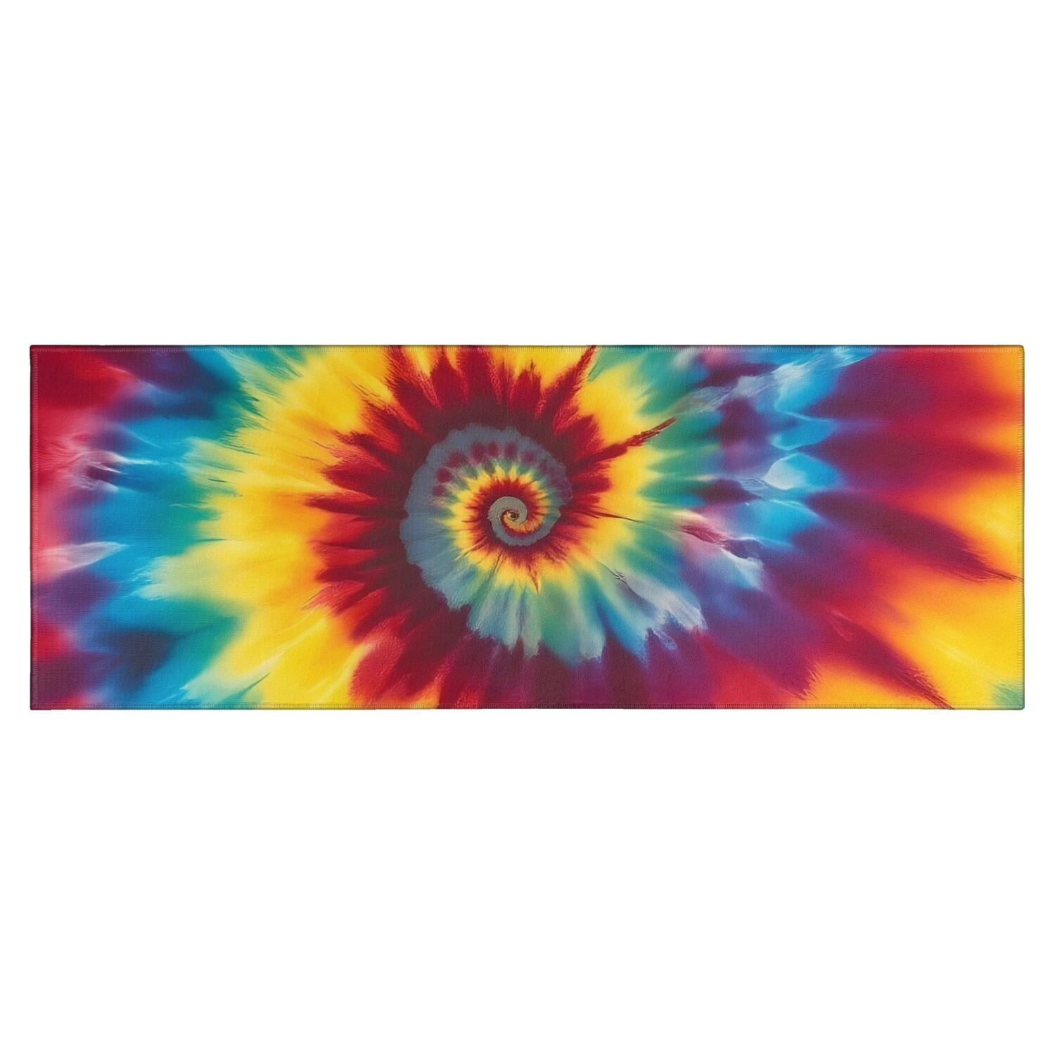 Dice Colorful Pattern Print Floor Mat