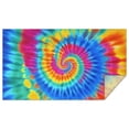 thumbnail image 1 of Colorful Rainbow Tie Dye Spiral Pattern Rectangle Tablecloth 60"x102",Waterproof Polyester Rectangle Table Cloth, Wipeable Spillproof Polyester Tablecloth for Dining, Camping, Indoor and Outdoor, 1 of 5