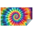 thumbnail image 1 of Colorful Rainbow Tie Dye Spiral Pattern Rectangle Tablecloth 60"x102",Waterproof Polyester Rectangle Table Cloth, Wipeable Spillproof Polyester Tablecloth for Dining, Camping, Indoor and Outdoor, 1 of 6