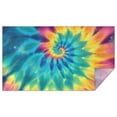 thumbnail image 1 of Colorful Rainbow Tie Dye Spiral Pattern Rectangle Tablecloth 60"x102",Waterproof Polyester Rectangle Table Cloth, Wipeable Spillproof Polyester Tablecloth for Dining, Camping, Indoor and Outdoor, 1 of 6