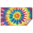 thumbnail image 1 of Colorful Rainbow Tie Dye Spiral Pattern Rectangle Tablecloth 60"x102",Waterproof Polyester Rectangle Table Cloth, Wipeable Spillproof Polyester Tablecloth for Dining, Camping, Indoor and Outdoor, 1 of 6
