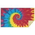 thumbnail image 1 of Colorful Rainbow Tie Dye Spiral Pattern Rectangle Tablecloth 60"x102",Waterproof Polyester Rectangle Table Cloth, Wipeable Spillproof Polyester Tablecloth for Dining, Camping, Indoor and Outdoor, 1 of 6