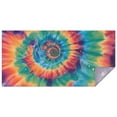 thumbnail image 1 of Colorful Rainbow Tie Dye Spiral Pattern Rectangle Tablecloth 60"x120",Waterproof Polyester Rectangle Table Cloth, Wipeable Spillproof Polyester Tablecloth for Dining, Camping, Indoor and Outdoor, 1 of 6