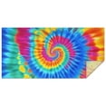 thumbnail image 1 of Colorful Rainbow Tie Dye Spiral Pattern Rectangle Tablecloth 60"x120",Waterproof Polyester Rectangle Table Cloth, Wipeable Spillproof Polyester Tablecloth for Dining, Camping, Indoor and Outdoor, 1 of 6