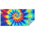 thumbnail image 1 of Colorful Rainbow Tie Dye Spiral Pattern Rectangle Tablecloth 60"x120",Waterproof Polyester Rectangle Table Cloth, Wipeable Spillproof Polyester Tablecloth for Dining, Camping, Indoor and Outdoor, 1 of 6