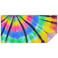 thumbnail image 1 of Colorful Rainbow Tie Dye Spiral Pattern Rectangle Tablecloth 60"x120",Waterproof Polyester Rectangle Table Cloth, Wipeable Spillproof Polyester Tablecloth for Dining, Camping, Indoor and Outdoor, 1 of 6