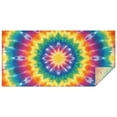 thumbnail image 1 of Colorful Rainbow Tie Dye Spiral Pattern Rectangle Tablecloth 60"x120",Waterproof Polyester Rectangle Table Cloth, Wipeable Spillproof Polyester Tablecloth for Dining, Camping, Indoor and Outdoor, 1 of 6
