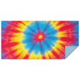 thumbnail image 1 of Colorful Rainbow Tie Dye Spiral Pattern Rectangle Tablecloth 60"x120",Waterproof Polyester Rectangle Table Cloth, Wipeable Spillproof Polyester Tablecloth for Dining, Camping, Indoor and Outdoor, 1 of 6