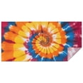 thumbnail image 1 of Colorful Rainbow Tie Dye Spiral Pattern Rectangle Tablecloth 60"x120",Waterproof Polyester Rectangle Table Cloth, Wipeable Spillproof Polyester Tablecloth for Dining, Camping, Indoor and Outdoor, 1 of 6