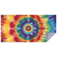 thumbnail image 1 of Colorful Rainbow Tie Dye Spiral Pattern Rectangle Tablecloth 60"x120",Waterproof Polyester Rectangle Table Cloth, Wipeable Spillproof Polyester Tablecloth for Dining, Camping, Indoor and Outdoor, 1 of 6