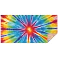 thumbnail image 1 of Colorful Rainbow Tie Dye Spiral Pattern Rectangle Tablecloth 60"x120",Waterproof Polyester Rectangle Table Cloth, Wipeable Spillproof Polyester Tablecloth for Dining, Camping, Indoor and Outdoor, 1 of 5