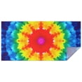 thumbnail image 1 of Colorful Rainbow Tie Dye Spiral Pattern Rectangle Tablecloth 60"x120",Waterproof Polyester Rectangle Table Cloth, Wipeable Spillproof Polyester Tablecloth for Dining, Camping, Indoor and Outdoor, 1 of 6