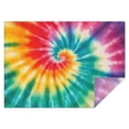 thumbnail image 1 of Colorful Rainbow Tie Dye Spiral Pattern Rectangle Tablecloth 60"x84",Waterproof Polyester Rectangle Table Cloth, Wipeable Spillproof Polyester Tablecloth for Dining, Camping, Indoor and Outdoor, 1 of 5