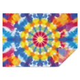 thumbnail image 1 of Colorful Rainbow Tie Dye Spiral Pattern Rectangle Tablecloth 60"x84",Waterproof Polyester Rectangle Table Cloth, Wipeable Spillproof Polyester Tablecloth for Dining, Camping, Indoor and Outdoor, 1 of 5