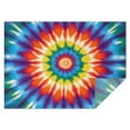 thumbnail image 1 of Colorful Rainbow Tie Dye Spiral Pattern Rectangle Tablecloth 60"x84",Waterproof Polyester Rectangle Table Cloth, Wipeable Spillproof Polyester Tablecloth for Dining, Camping, Indoor and Outdoor, 1 of 4