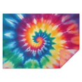 thumbnail image 1 of Colorful Rainbow Tie Dye Spiral Pattern Rectangle Tablecloth 60"x84",Waterproof Polyester Rectangle Table Cloth, Wipeable Spillproof Polyester Tablecloth for Dining, Camping, Indoor and Outdoor, 1 of 5