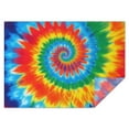 thumbnail image 1 of Colorful Rainbow Tie Dye Spiral Pattern Rectangle Tablecloth 60"x84",Waterproof Polyester Rectangle Table Cloth, Wipeable Spillproof Polyester Tablecloth for Dining, Camping, Indoor and Outdoor, 1 of 5