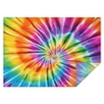 thumbnail image 1 of Colorful Rainbow Tie Dye Spiral Pattern Rectangle Tablecloth 60"x84",Waterproof Polyester Rectangle Table Cloth, Wipeable Spillproof Polyester Tablecloth for Dining, Camping, Indoor and Outdoor, 1 of 5