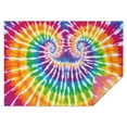 thumbnail image 1 of Colorful Rainbow Tie Dye Spiral Pattern Rectangle Tablecloth 60"x84",Waterproof Polyester Rectangle Table Cloth, Wipeable Spillproof Polyester Tablecloth for Dining, Camping, Indoor and Outdoor, 1 of 5