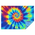 thumbnail image 1 of Colorful Rainbow Tie Dye Spiral Pattern Rectangle Tablecloth 60"x84",Waterproof Polyester Rectangle Table Cloth, Wipeable Spillproof Polyester Tablecloth for Dining, Camping, Indoor and Outdoor, 1 of 5