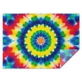 thumbnail image 1 of Colorful Rainbow Tie Dye Spiral Pattern Rectangle Tablecloth 60"x84",Waterproof Polyester Rectangle Table Cloth, Wipeable Spillproof Polyester Tablecloth for Dining, Camping, Indoor and Outdoor, 1 of 5
