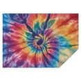 thumbnail image 1 of Colorful Rainbow Tie Dye Spiral Pattern Rectangle Tablecloth 60"x84",Waterproof Polyester Rectangle Table Cloth, Wipeable Spillproof Polyester Tablecloth for Dining, Camping, Indoor and Outdoor, 1 of 5