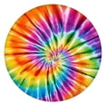 thumbnail image 1 of Colorful Rainbow Tie Dye Spiral Pattern Round Fitted Tablecloth with Elastic Edge,Dining Table Cover Waterproof,Outdoor Round Tablecloth for Camping,Dining,Indoor and Outdoor, 1 of 7
