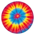 thumbnail image 1 of Colorful Rainbow Tie Dye Spiral Pattern Round Fitted Tablecloth with Elastic Edge,Dining Table Cover Waterproof,Outdoor Round Tablecloth for Camping,Dining,Indoor and Outdoor, 1 of 7
