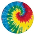 thumbnail image 1 of Colorful Rainbow Tie Dye Spiral Pattern Round Fitted Tablecloth with Elastic Edge,Dining Table Cover Waterproof,Outdoor Round Tablecloth for Camping,Dining,Indoor and Outdoor, 1 of 7