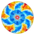 thumbnail image 1 of Colorful Rainbow Tie Dye Spiral Pattern Round Fitted Tablecloth with Elastic Edge,Dining Table Cover Waterproof,Outdoor Round Tablecloth for Camping,Dining,Indoor and Outdoor, 1 of 7