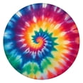 thumbnail image 1 of Colorful Rainbow Tie Dye Spiral Pattern Round Fitted Tablecloth with Elastic Edge,Dining Table Cover Waterproof,Outdoor Round Tablecloth for Camping,Dining,Indoor and Outdoor, 1 of 7