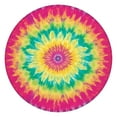 thumbnail image 1 of Colorful Rainbow Tie Dye Spiral Pattern Round Fitted Tablecloth with Elastic Edge,Dining Table Cover Waterproof,Outdoor Round Tablecloth for Camping,Dining,Indoor and Outdoor, 1 of 7