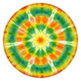 thumbnail image 1 of Colorful Rainbow Tie Dye Spiral Pattern Round Fitted Tablecloth with Elastic Edge,Dining Table Cover Waterproof,Outdoor Round Tablecloth for Camping,Dining,Indoor and Outdoor, 1 of 7