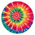 thumbnail image 1 of Colorful Rainbow Tie Dye Spiral Pattern Round Fitted Tablecloth with Elastic Edge,Dining Table Cover Waterproof,Outdoor Round Tablecloth for Camping,Dining,Indoor and Outdoor, 1 of 7