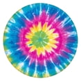 thumbnail image 1 of Colorful Rainbow Tie Dye Spiral Pattern Round Fitted Tablecloth with Elastic Edge,Dining Table Cover Waterproof,Outdoor Round Tablecloth for Camping,Dining,Indoor and Outdoor, 1 of 7